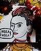 kafle i panele Kafelek ręcznie malowany z Fridą Kahlo - Hola hola