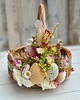 koszyki wielkanocne Wielkanocny koszyczek na święconkę, koszyczek z dekoracją