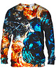 bluza bez kaptura damska Bluza Bez Kaptura Damska DR.CROW Akwarel Flowers