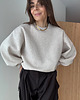 bluza bez kaptura damska Bluza Enjoyable light mocca melange