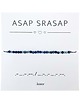 bransoletki na sznurku Bransoletka ASAP SRASAP - Apatyt, Jadeit indygo - Morse