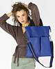torby na ramię Nowoczesna torebka skórzana MAZZINI - Gala New niebieska
