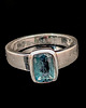 pierścionki srebrne Pierścionek niebiański kyanit