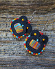 kolczyki soutache Kolorowe  kolczyki soutache