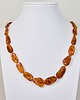 korale Naszyjnik  Korale Bursztyn Kamień naturalny