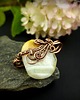 broszki Agat broszka wire wrapping
