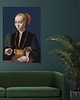 obrazy Obraz drukowany na płótnie "Dziewczyna z Łasiczką "