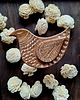 Ozdoby na ścianę Kurka ceramiczna zawieszka