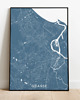 plakaty Mapa plakat - Gdańsk