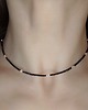 srebrne naszyjniki Diamentowy choker - naszyjnik pełen blasku