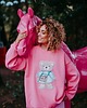 bluza z kapturem damska Bluza oversize Emily Teddy dla mamy i taty