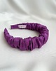 opaski do włosów Fioletowa marszczona opaska do włosów Iva