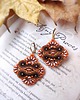 kolczyki soutache Aztec Autumn kolczyki sutasz