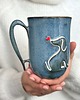 kubki Kubek Ceramiczny 300ml Piesio z Serduchem