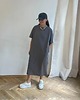 sukienki midi damskie SUKIENKA STATEMENT grey