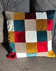 poduszki, poszewki - różne Poduszka ozdobna Patchwork Recykling