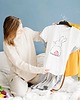t-shirt damskie Koszulka damska biała Króliczek