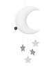 karuzele i girlandy do łóżeczka BIAŁY mobil księżyc Velvet