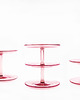 talerze, miski SWEET FEET PINK / 3 etażerki