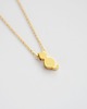 złote naszyjniki 16k Gold Plated Matt Cat Necklace