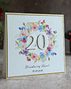 kartki scrapbooking Personalizowana kartka na 20 urodziny, BH 35