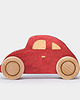 klocki i zabawki drewniane Autko Garbus  czerwone + personalizacja