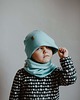 czapki dziecięce Ana Moroles, Czapka 100% merino, Błękitna
