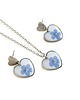 komplet biżuterii Komplet biżuterii z niezapominajkami
