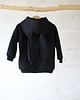 bluzy dla dziewczynki Bluza Czarny KRÓLIK z Uszami