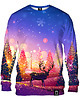 bluzy męskie Bluza Bez Kaptura Męska DR.CROW Sunny Christmas