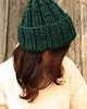 czapki damskie Czapka beanie leśna zieleń