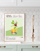 plakaty PLAKAT mojito koktajl drink grafika ilustracja do kuchni