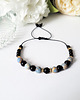 bransoletki z kamieni naturalnych OCHRANIA i łagodzi stres- Queen of dark z Turmalinem- błękit