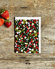 kartki okolicznościowe - wydruki Strawberries pattern- Kartka- Grafika- Ilustracja- Owoce