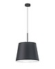 lampy wiszące Czarna lampa wisząca do kuchni nad wyspę SARI ze stożkowym kloszem