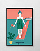 plakaty Łazienkowa królowa, tadasana PLAKAT JOGA