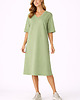 sukienki midi damskie Sukienka ,,ELLISON "  Szałwia