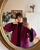 bluza bez kaptura damska Bluza CLARA / amarant