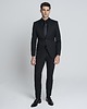 marynarki męskie Garnitur galatro czarny slim fit