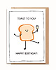 kartki okolicznościowe - wydruki Kartka urodzinowa - Toast To you! Happy Birthday!