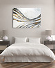 obrazy Elegancki obraz na płótnie GRAY GOLDEN FLOW NO.1 70x100 cm