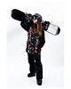 bluza z kapturem damska Damska Bluza Snowboard DR.CROW Paint Drop