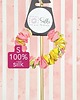 gumki do włosów S wąska gumka jedwabna do włosów jedwab naturalny scrunchie różowa kolorowa