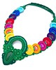 kolie Naszyjnik sutasz kolorowy wiosenny kolia handmade z agatem Primavera
