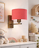 lampy do pokoju dziecka Czerwony kinkiet do pokoju dziecięcego nad łóżko ELVORA KIDS