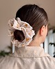gumki do włosów Scrunchie Falbana Vintage