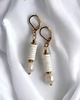 kolczyki z kamieniami LIMITOWANE kolczyki: kolekcja summer white : PERŁY & MUSZLA
