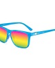 okulary damskie Niebieskie okulary przeciwsłoneczne Rainbow Blues Fast Lanes