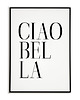 plakaty Plakat, grafika Ciao Bella - napis