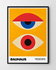 plakaty Plakat Nowoczesne geometrie Bauhaus Yellow eyes